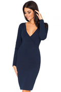 Casual V-Neck Long Sleeves Day Dress