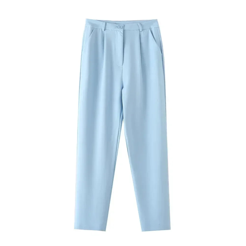 Chic Western Belted Vest Pant Suit -Guocali