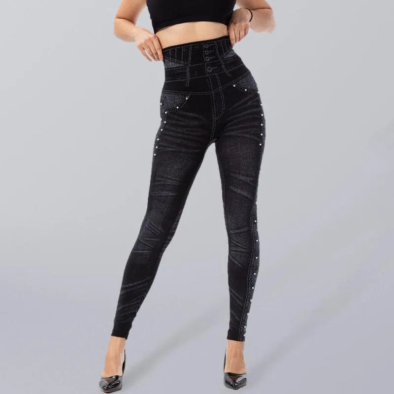 Chic Women Leggings – High-Waist Stretchable -Guocali