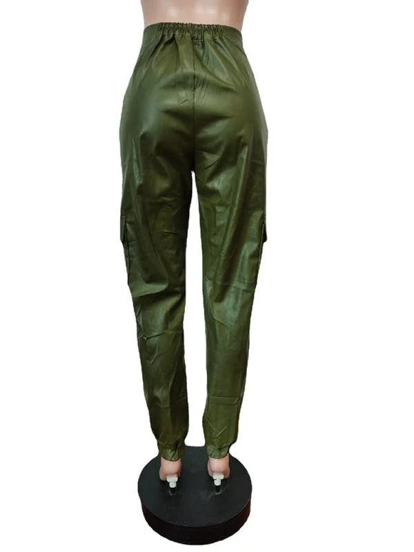 Chic Women's Cargo Pants – High-Waist Stretchable Fit -Guocali