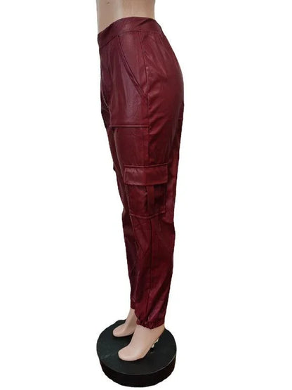 Chic Women's Cargo Pants – High-Waist Stretchable Fit -Guocali