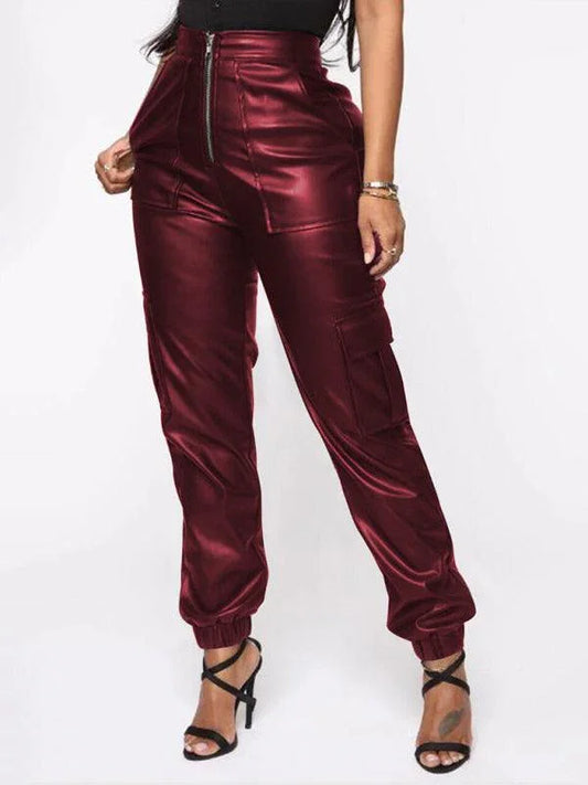 Chic Women's Cargo Pants – High-Waist Stretchable Fit -Guocali