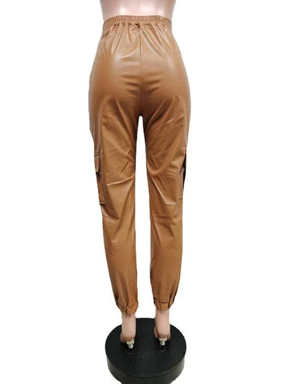 Chic Women's Cargo Pants – High-Waist Stretchable Fit -Guocali