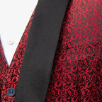 Elegant Men’s Tuxedo Suit - Texture Single-Breasted