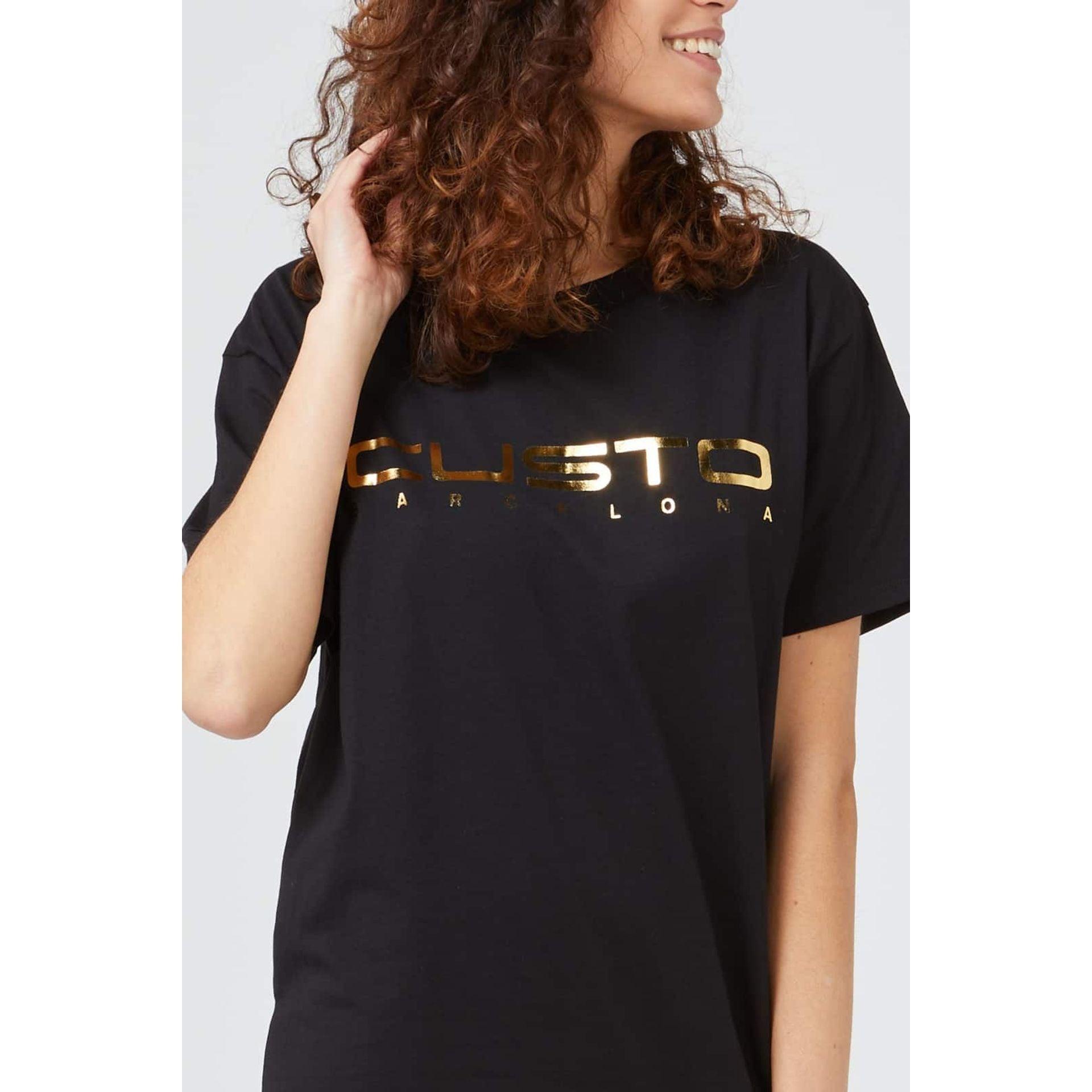 Custo Barcelona Women T-Shirts - Black Brand T-shirts - T-Shirt - Guocali