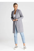 Women's Wrap Coat - With Pockets Minimalist