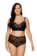 Wireless Bra Animal Print Lace-Women Bra-GUOCALI