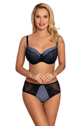 Lace Bra Black Bow Detail-Women Bra-GUOCALI
