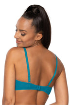 Push Up Bra Embroidered Cotton Plunge-Women Bra-GUOCALI