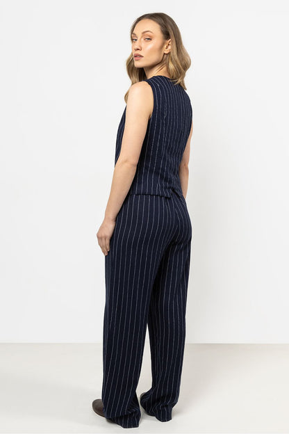 Women Suit Vest - Breathable - Sleeveless Navy