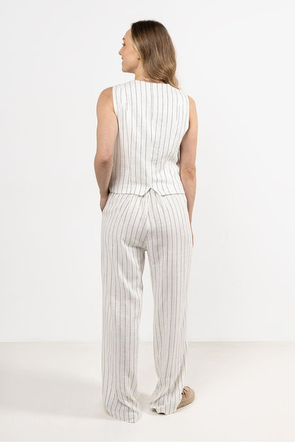 Women Suit Vest - Breathable - Sleeveless White