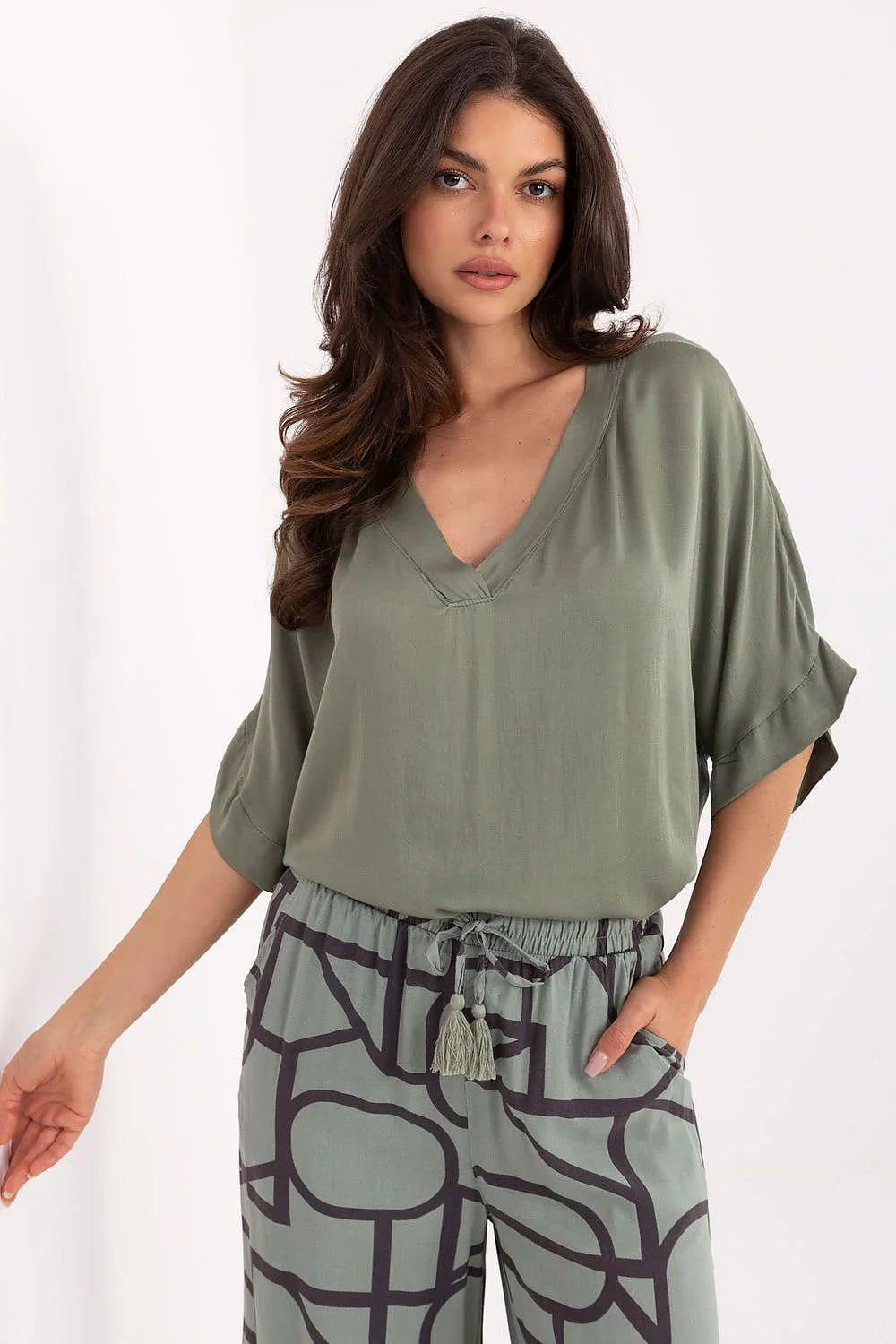  Blouse model 215227 Och Bella 