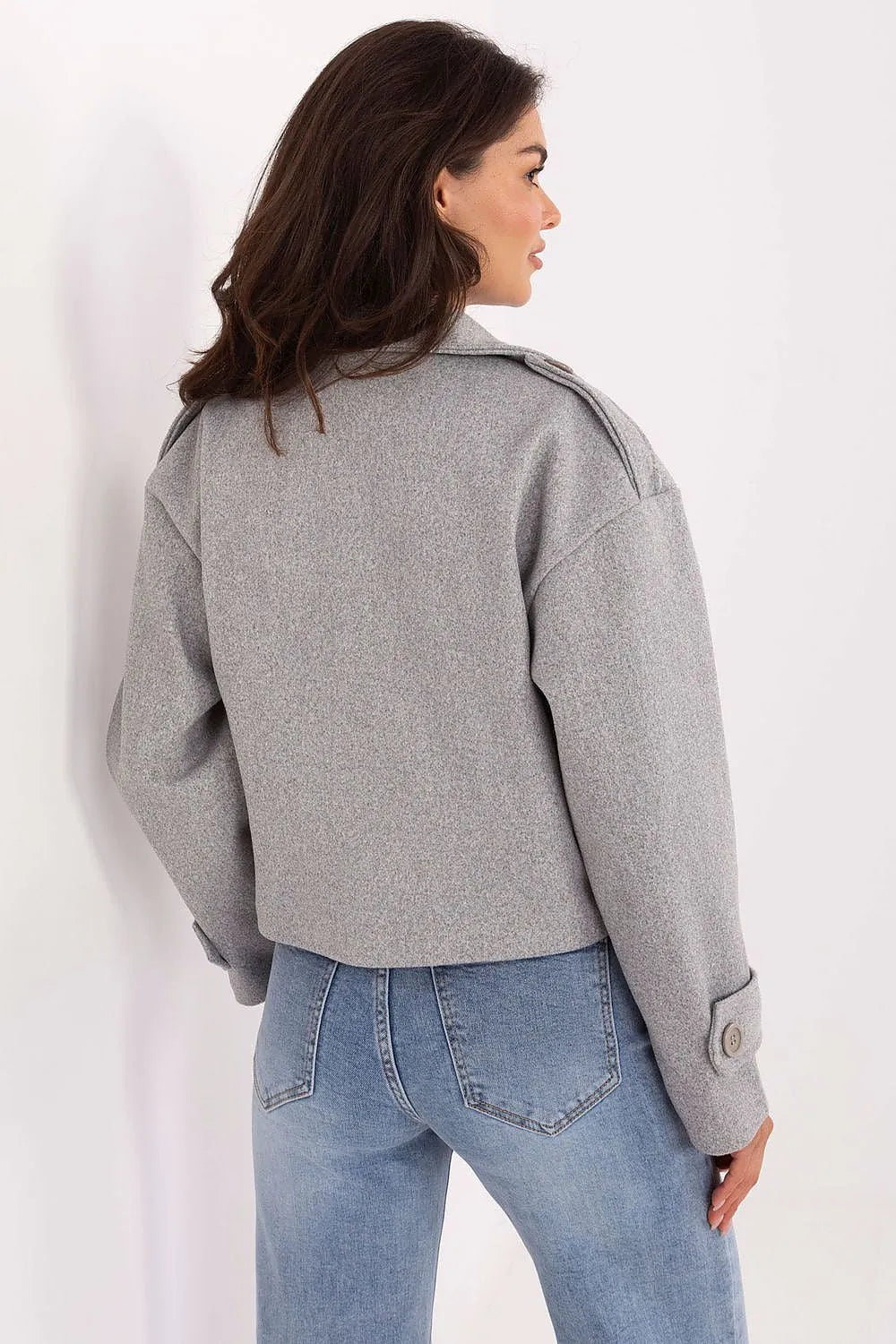 Women's Cropped Coat - With Lining Chic, Elegant, Casual