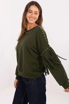 Women's Sweatshirt - Crew-Neck With Regular Fit