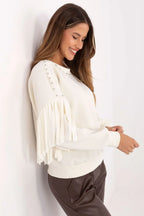 Women's Sweatshirt - Crew-Neck With Regular Fit
