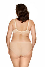 Women Embroidered Balconette Half Cup Bra