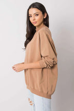 Women's Sweatshirt - Mock-Neck With Regular Fit