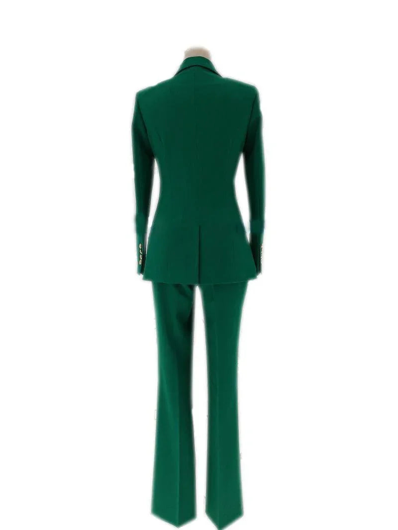 Double-Breasted Formal Women Pantsuits - Women Trouser Suits - Trouser Suit -Guocali
