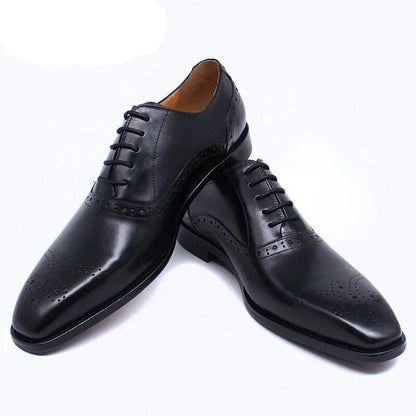 Dress Shoes - Axel Leather Lace-Up Men Shoes -Guocali