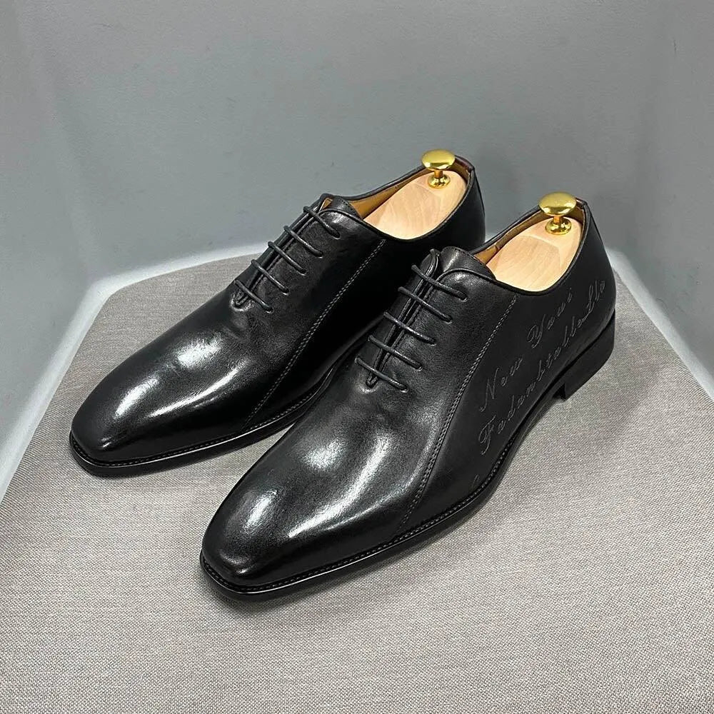 Dress Shoes - Lennon Color Block Men Shoes -Guocali