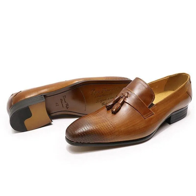 Dress Shoes - Wilson Tassel Men Shoes -Guocali