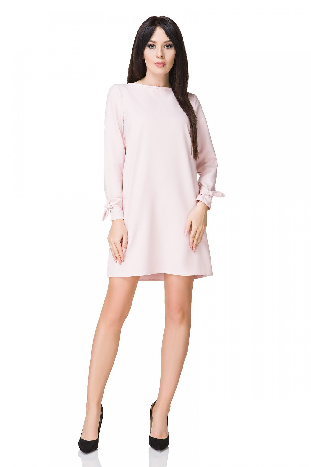 Elegant Boat Neck Long Sleeves Cocktail Dress