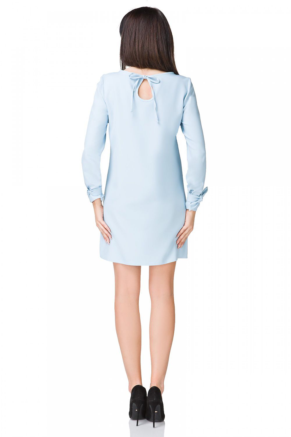 Elegant Boat Neck Long Sleeves Cocktail Dress
