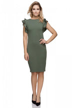 Elegant Crew Neck Evening Dress