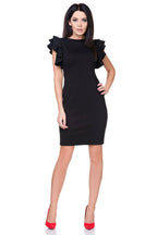 Elegant Crew Neck Evening Dress