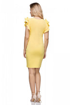 Elegant Crew Neck Evening Dress