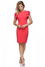 Elegant Crew Neck Evening Dress