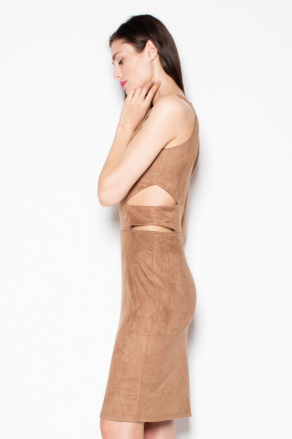 Elegant Crew Neck Sleeveless Evening Dress