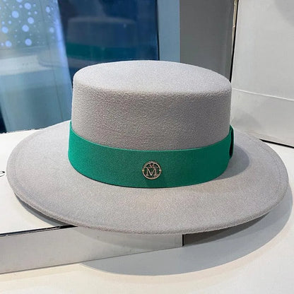 Elegant Fedora Hats for Women - Flat Top -Guocali