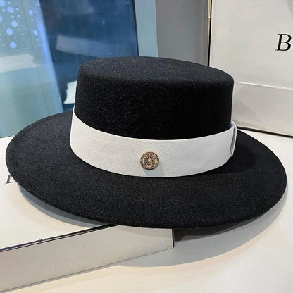 Elegant Fedora Hats for Women - Flat Top -Guocali
