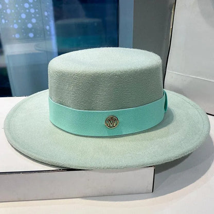 Elegant Fedora Hats for Women - Flat Top -Guocali