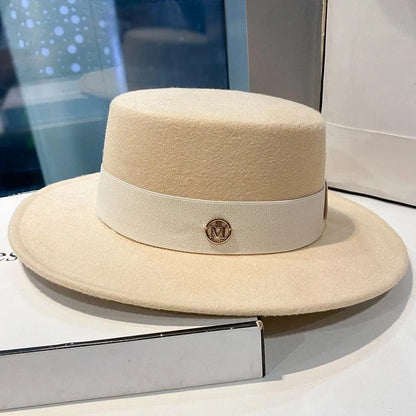 Elegant Fedora Hats for Women - Flat Top -Guocali