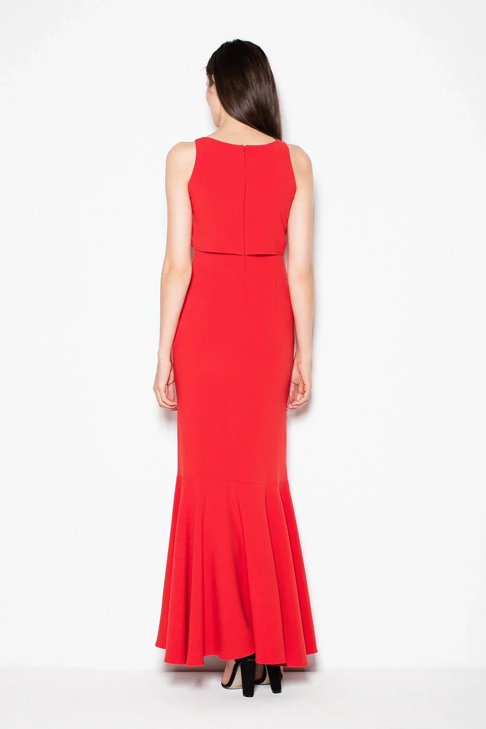 Elegant Round Neck Sleeveless Day Dress