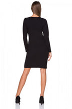 Elegant V-Neck Long Sleeves Evening Dress