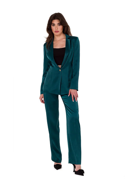 Elegant Women Formal Pants – High-Waist Straight Fit -Guocali