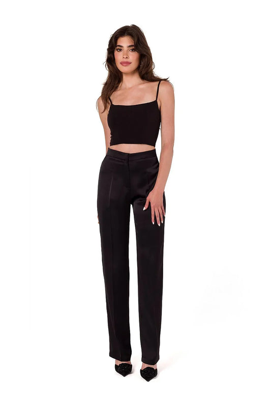 Elegant Women Formal Pants – Mid-Rise Regular Fit -Guocali