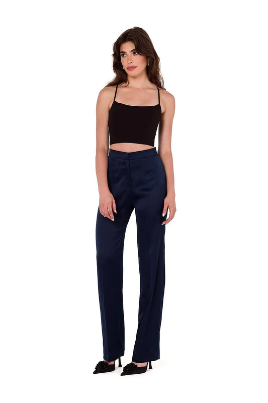 Elegant Women Formal Pants – Mid Zipper Closure -Guocali