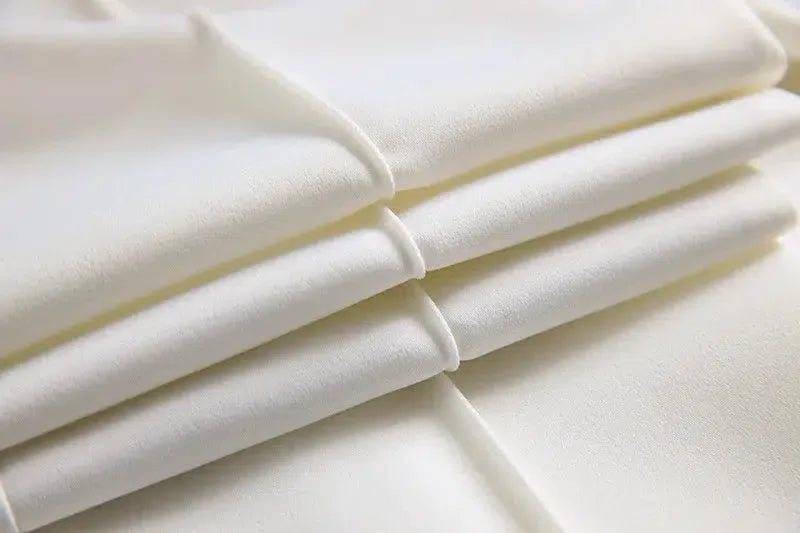 Elegant Women's Pant Suit - Solid Single-Breasted, Black