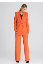 Elegant Women Trousers – High-Rise Pleated Comfort -Guocali