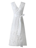 European Style Sexy V-Neck Party Dress -Guocali