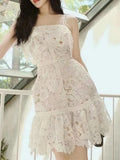 Fairy Style Lace Embroidery Dress -Guocali