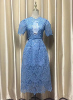 Fairy Style Lace Patchwork Party Dress -Guocali