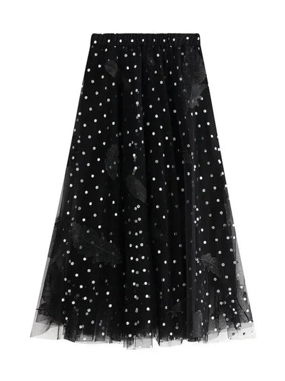 Feather Embroidery Fairy Skirt -Guocali
