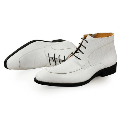 Fletcher Leather Ankle Boots -Guocali