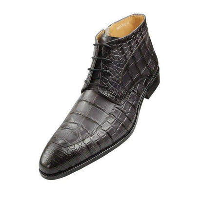 Fletcher Leather Ankle Boots -Guocali