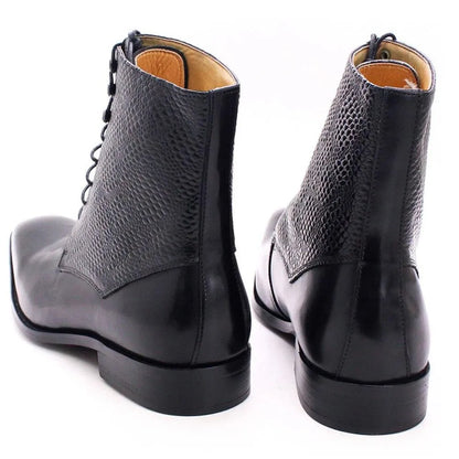 Franklin Leather Ankle Boots -Guocali
